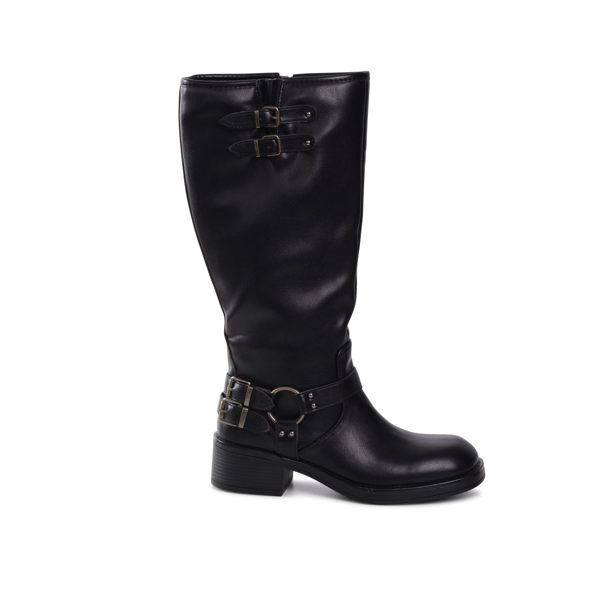 ASTORIA BIKER BOOT - BLACK