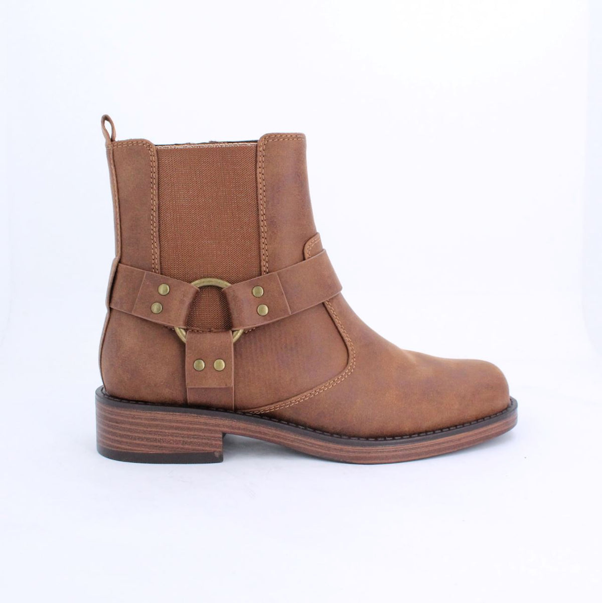 MACRA BIKER BOOT - TAN