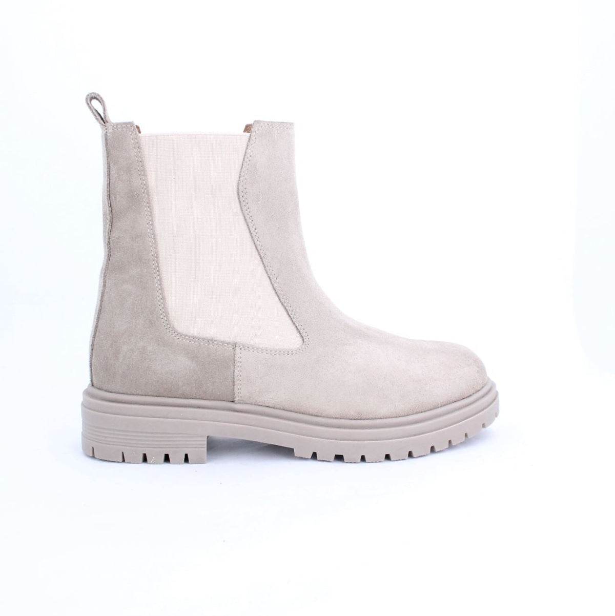 MAVI LEATHER CHELSEA BOOT - TAUPE