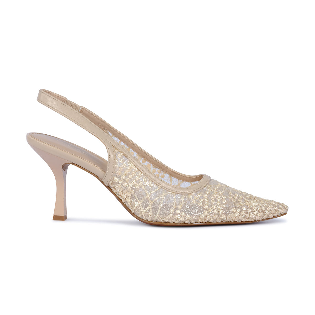 COURTNEY SHOES-Slingback-Beige