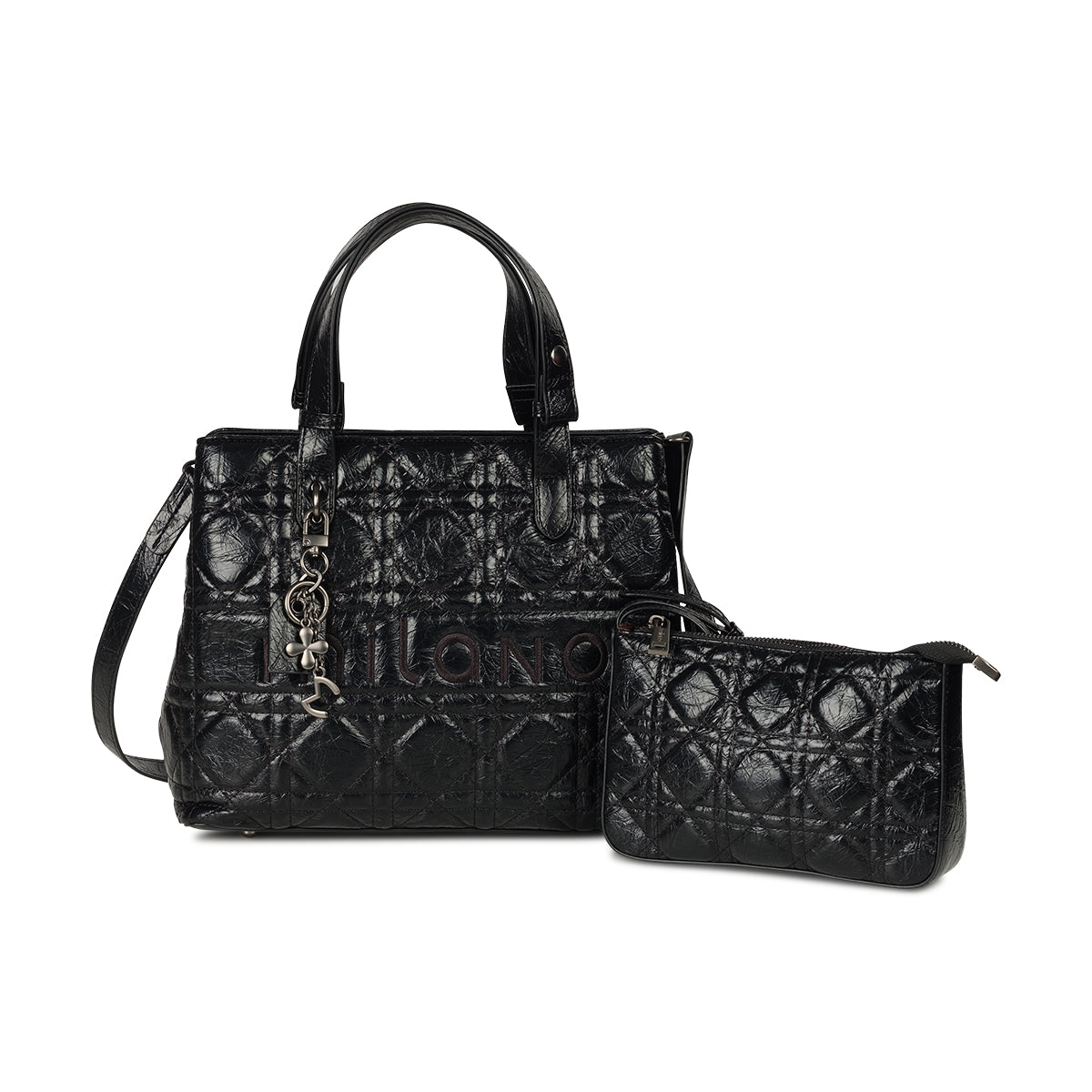 EMILIA SLOUCH BAG- Black