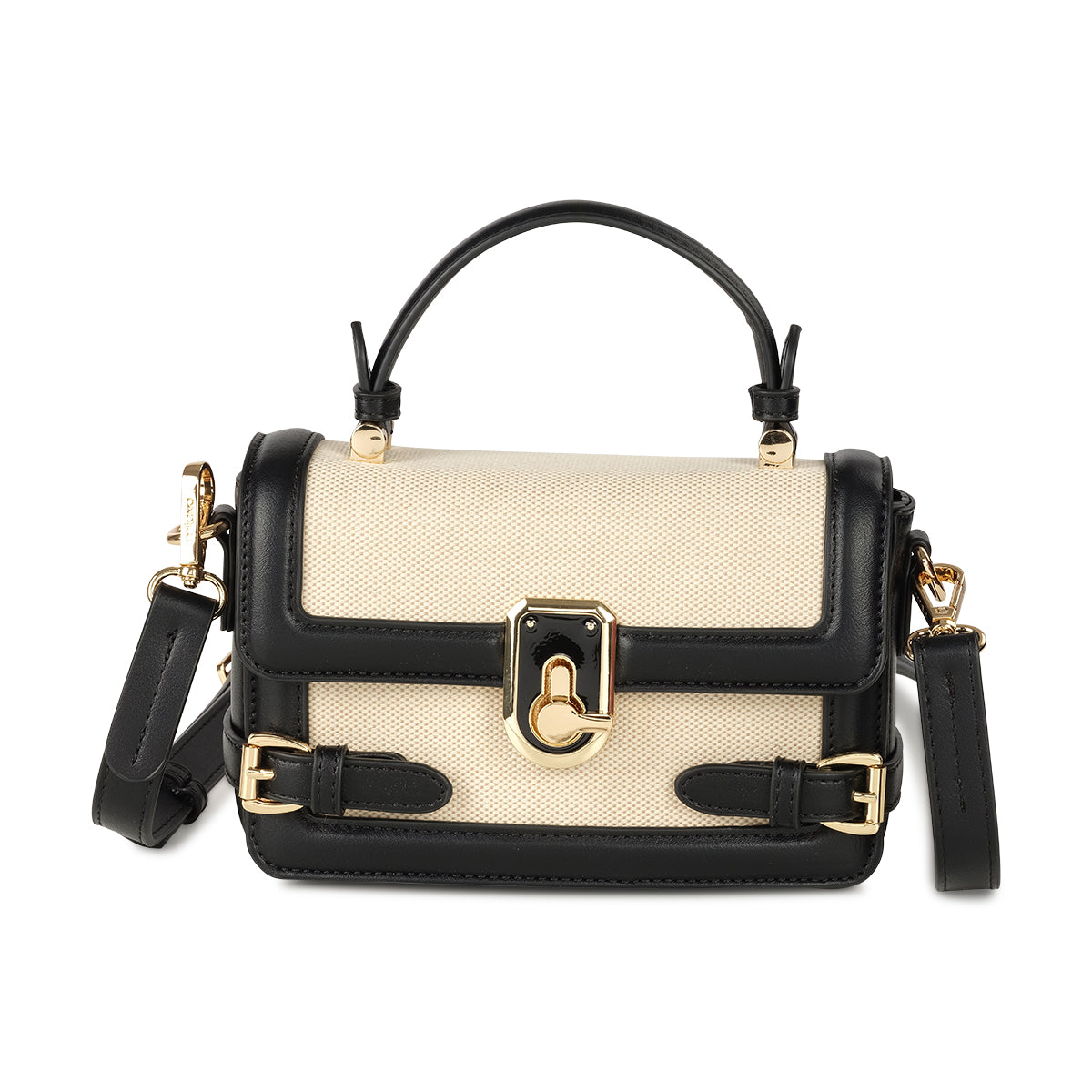 ALLIA MINI SATCHEL- Beige