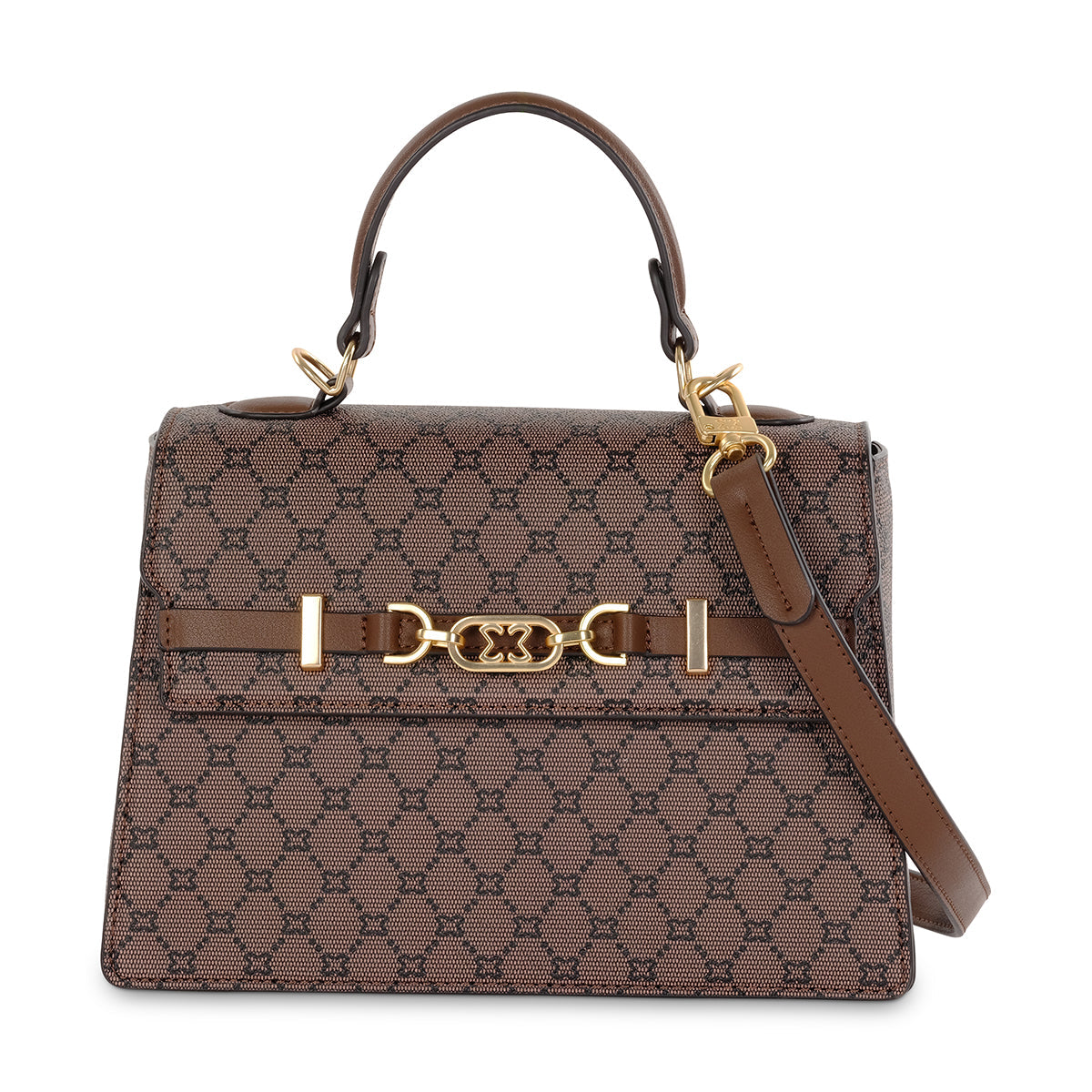NYRA SATCHEL- Brown