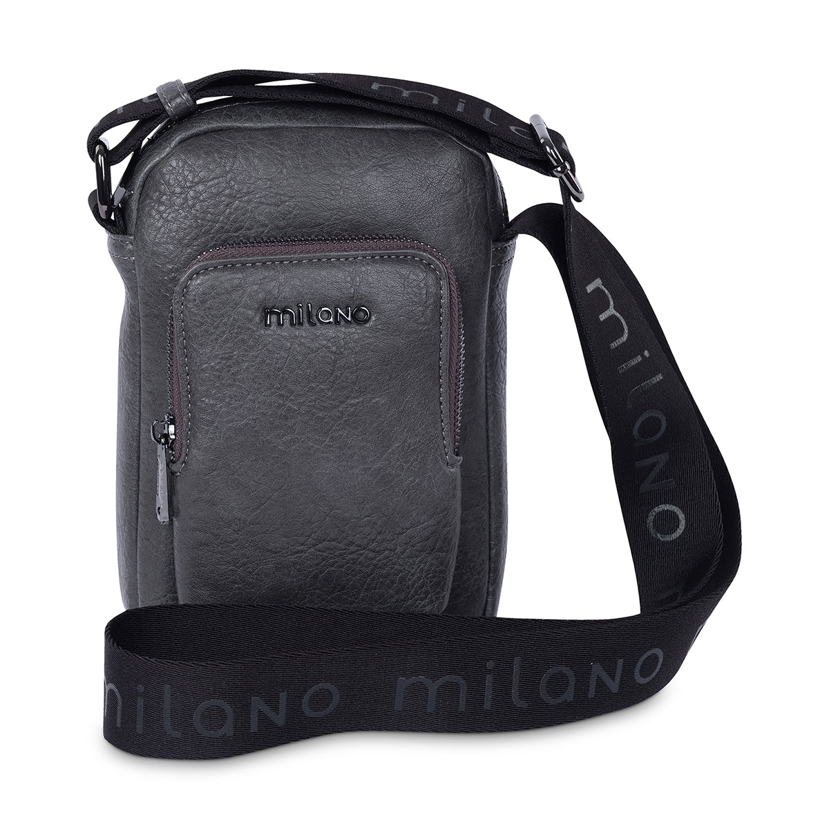 BRANDON MESSENGER BAG- Grey