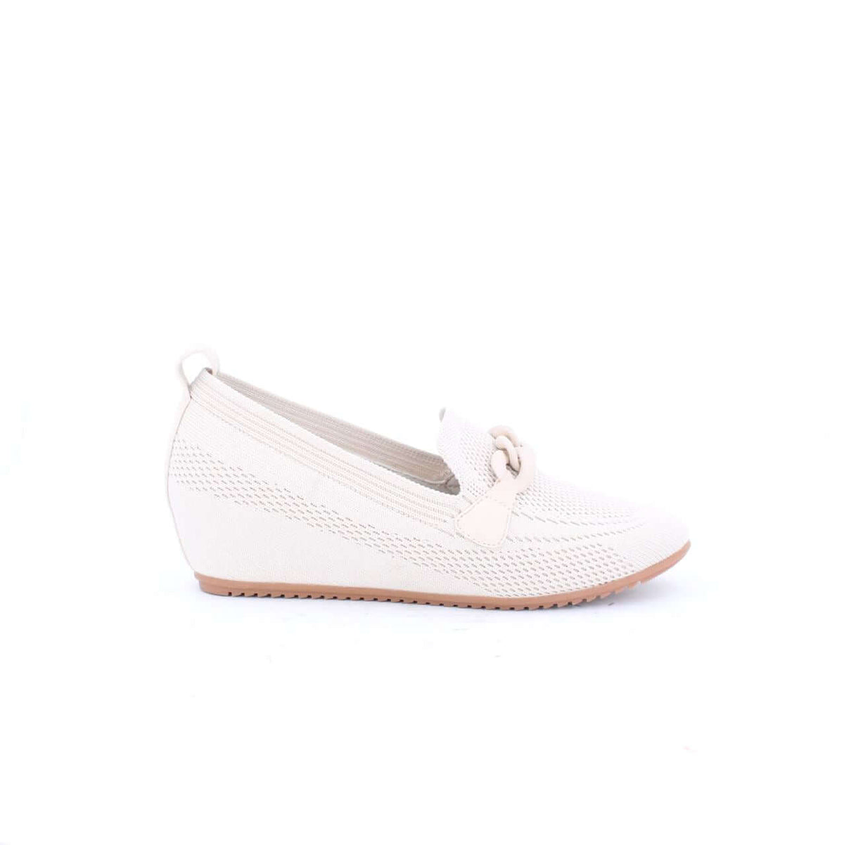 ANGIEWEDGEMOC LOAFERS & MOCCASINS WEDGES-BEIGE